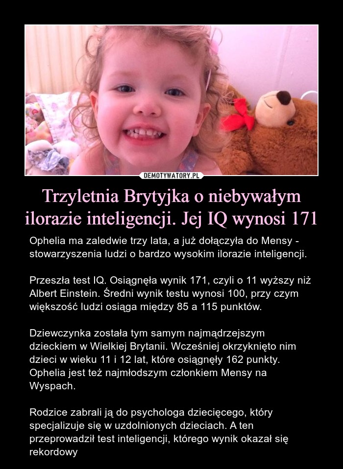 Ile IQ ma 12 letnie dziecko?