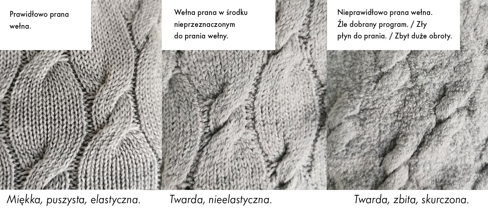 Czy wełna merino się kurczy?