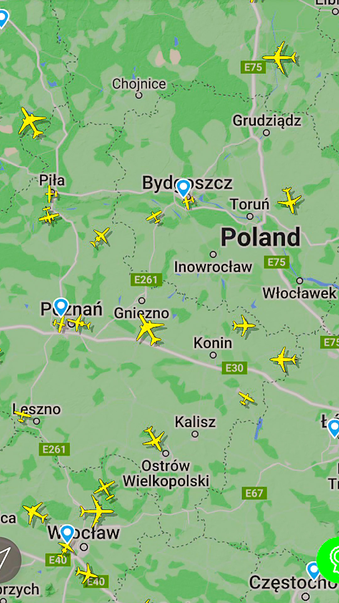 Jak wyszukac samolot?