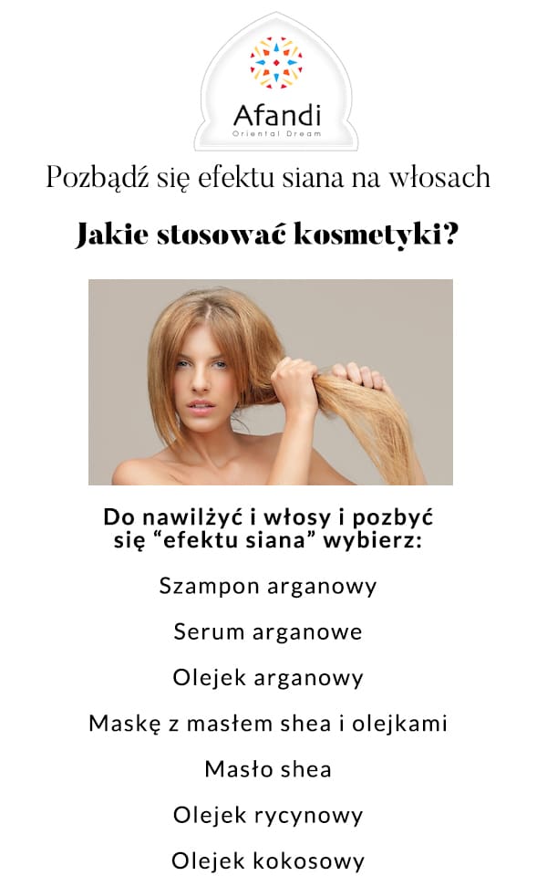 Dlaczego po umyciu włosów mam siano?