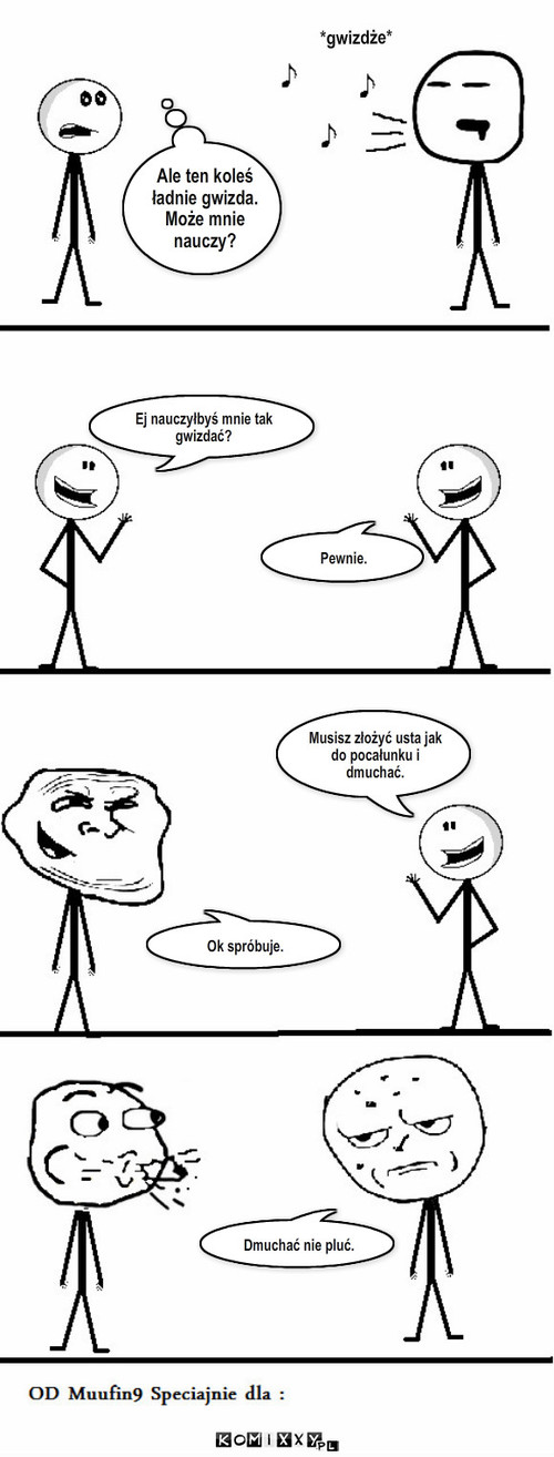 Jak napisać gwizdanie?